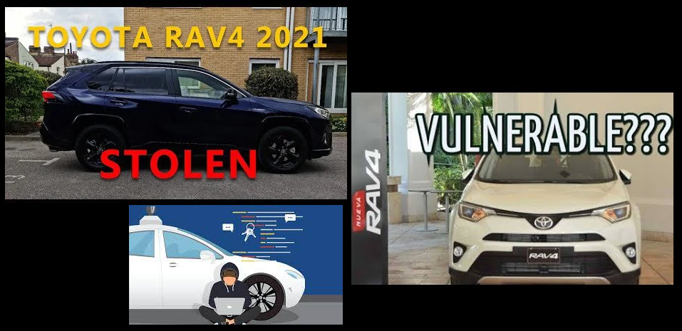 Vulnerabilidad que afecta vehiculos Toyota RAV4 algunos robados sin llaves