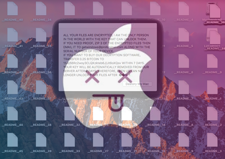 Por primera vez un ransomware está atacando a macOS